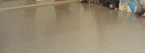 Garage floor after painting